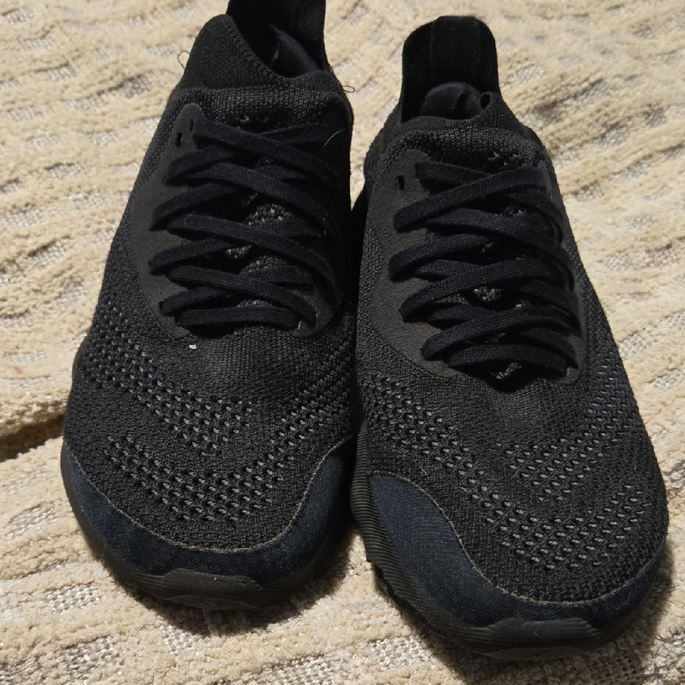 adidas Women’s Black Knit Lace-Up Sneakers